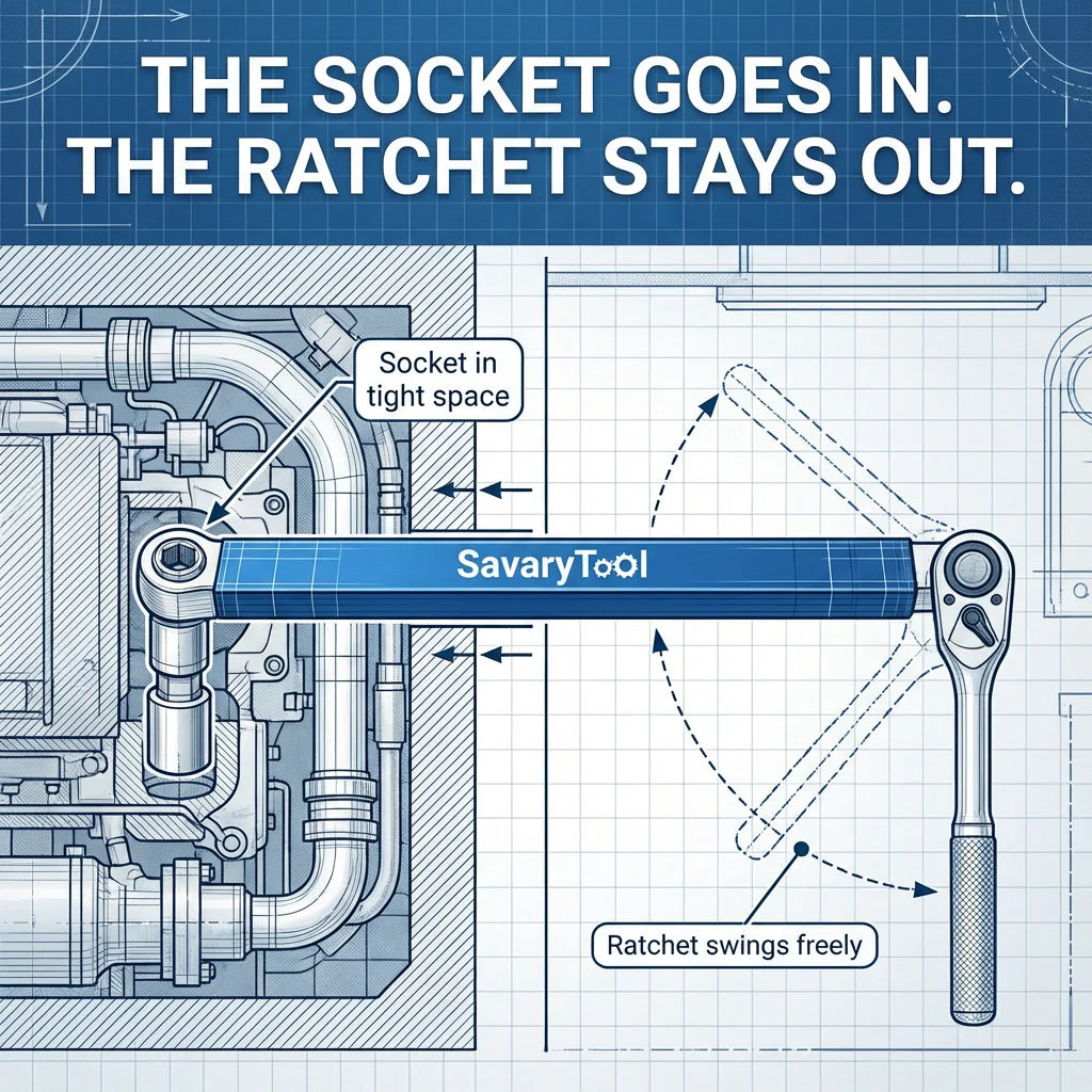 PRO - Offset Extension Wrench