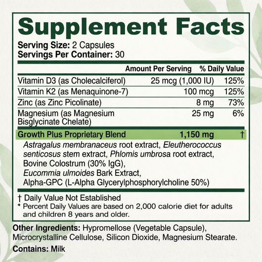 Zelo Growth Plus For Kids & Teens